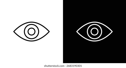 Eye icon Illustration. Vector Graphic. EPS 10