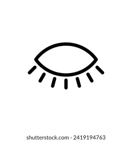 The eye icon indicates visible or blind