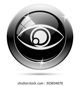 Eye icon. Internet button on white background. EPS10 vector 