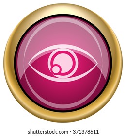 Eye icon. Internet button on white background. EPS10 vector.
