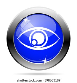 Eye icon. Internet button on white background. EPS10 vector