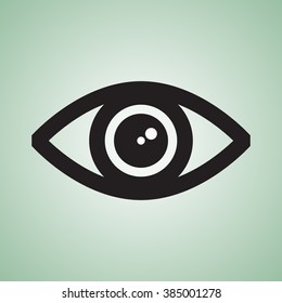Eye icon  Isolated on Background