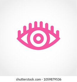 Eye Icon Isolated on White Background