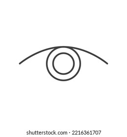 Eye icon isolated on a white background 20