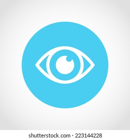 Eye Icon Isolated on White Background