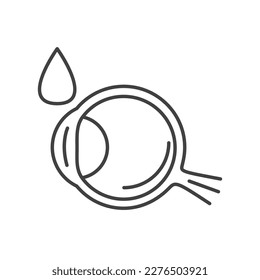 Eye icon isolated on a white background 21