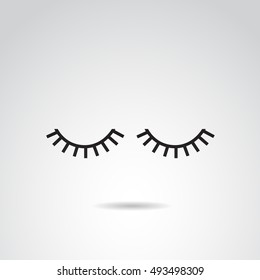 Eye icon isolated on white background. Vector art. svg