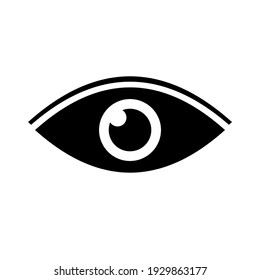 eye icon isolated with white background