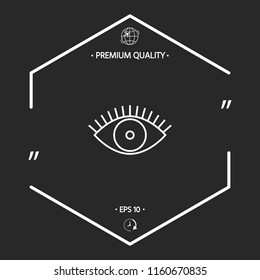 Eye icon - line concept