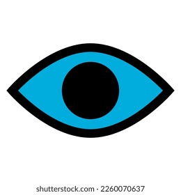 Línea de iconos oculares aislada en fondo blanco. Icono delgado plano negro sobre el estilo de contorno moderno. Símbolo lineal y trazo editable. Ilustración vectorial de trazo simple y de píxel perfecto.