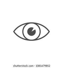 Eye icon. Line Vector illustration.