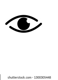 eye icon, line web design icons