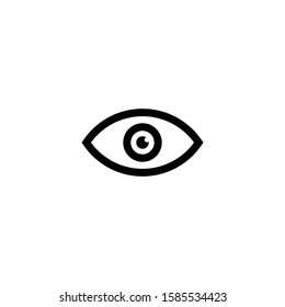 Eye icon logo design inspiration vector template