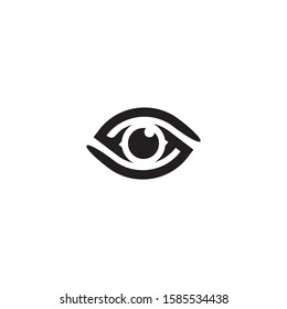 Eye icon logo design inspiration vector template