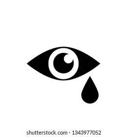 Eye icon, logo isolated on white background