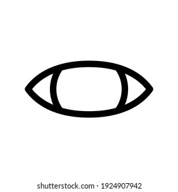 eye icon or logo isolated sign symbol vector illustration - high quality black style vector icons
