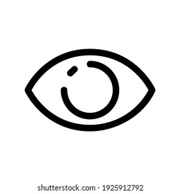 eye icon or logo isolated sign symbol vector illustration - high quality black style vector icons
