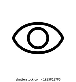 eye icon or logo isolated sign symbol vector illustration - high quality black style vector icons
