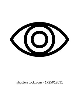 eye icon or logo isolated sign symbol vector illustration - high quality black style vector icons
