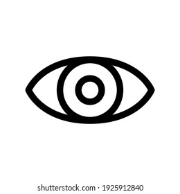 eye icon or logo isolated sign symbol vector illustration - high quality black style vector icons
