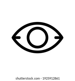 eye icon or logo isolated sign symbol vector illustration - high quality black style vector icons
