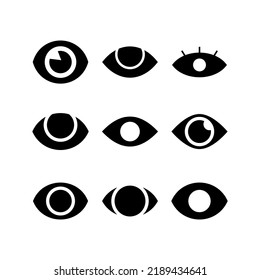 eye icon or logo isolated sign symbol vector illustration - Collection of high quality black style vector icons
