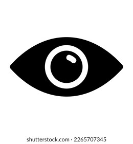 eye icon or logo isolated sign symbol vector illustration - high quality black style vector icons