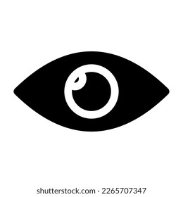 eye icon or logo isolated sign symbol vector illustration - high quality black style vector icons