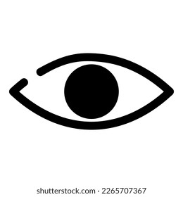 eye icon or logo isolated sign symbol vector illustration - high quality black style vector icons
