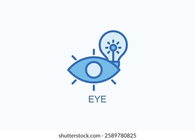 Eye Icon Or Logo Isolated Vector Illustration