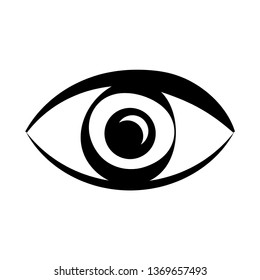 Eye icon logo. Look and Vision icons. Vector and illustration