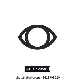 eye icon logo template symbol, vector, eps 10