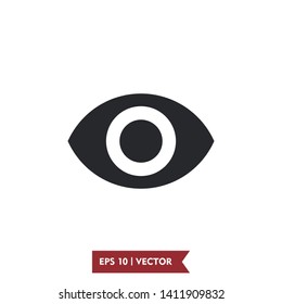eye icon logo template symbol, vector, eps 10