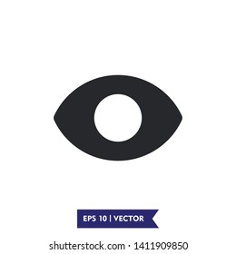 eye icon logo template symbol, vector, eps 10