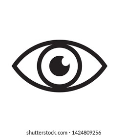 eye icon logo vector design template eye icon logo vector design template