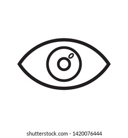 eye icon logo vector simple illustration 