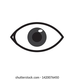 eye icon logo vector simple illustration 