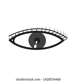 eye icon logo vector simple illustration 
