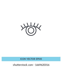 eye icon look symbol design element logo template vector eps10