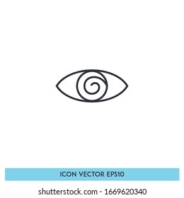 eye icon look symbol design element logo template vector eps10