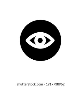 Eye icon. look symbol. Editable stroke. simple illustration mobile concept app line icon and web design. Editable stroke. Design template vector