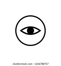 Eye icon. Look and Vision icon. Eye vector icon
