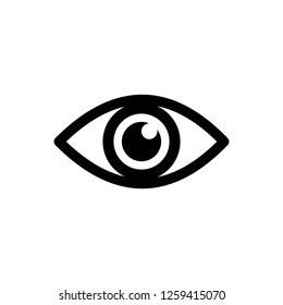 Eye icon. Look and Vision icon. Eye vector icon