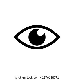 Eye icon. Look and Vision icon. Eye vector icon