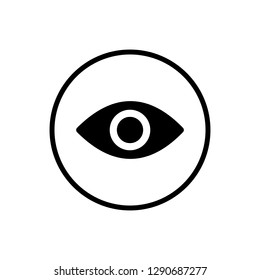 Eye icon. Look and Vision icon. Eye vector icon