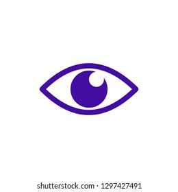 Eye icon. Look and Vision icon. Eye vector icon