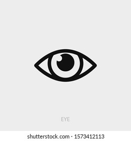 Eye icon. New trendy eye vector illustration symbol