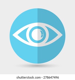 eye icon on a white background