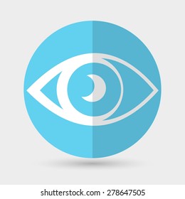 eye icon on a white background