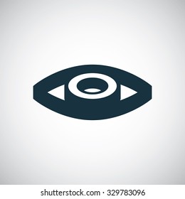 eye icon, on white background
